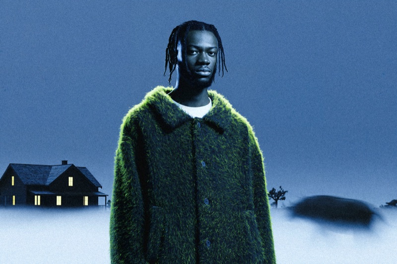 Fresh Air · by Allar Haltsonen · blue-hour portrait, fuzzy coat, rural exterior