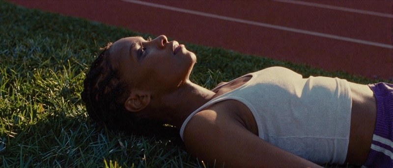 Trackside Rest · by latent_astronaut · trackside portrait, golden hour, film grain