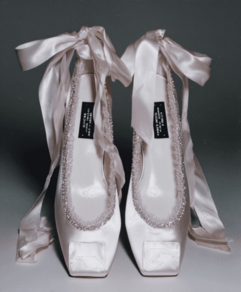 Ribbon Shoes · by Jamey Gannon · ribbon shoes, satin bows, studio product
