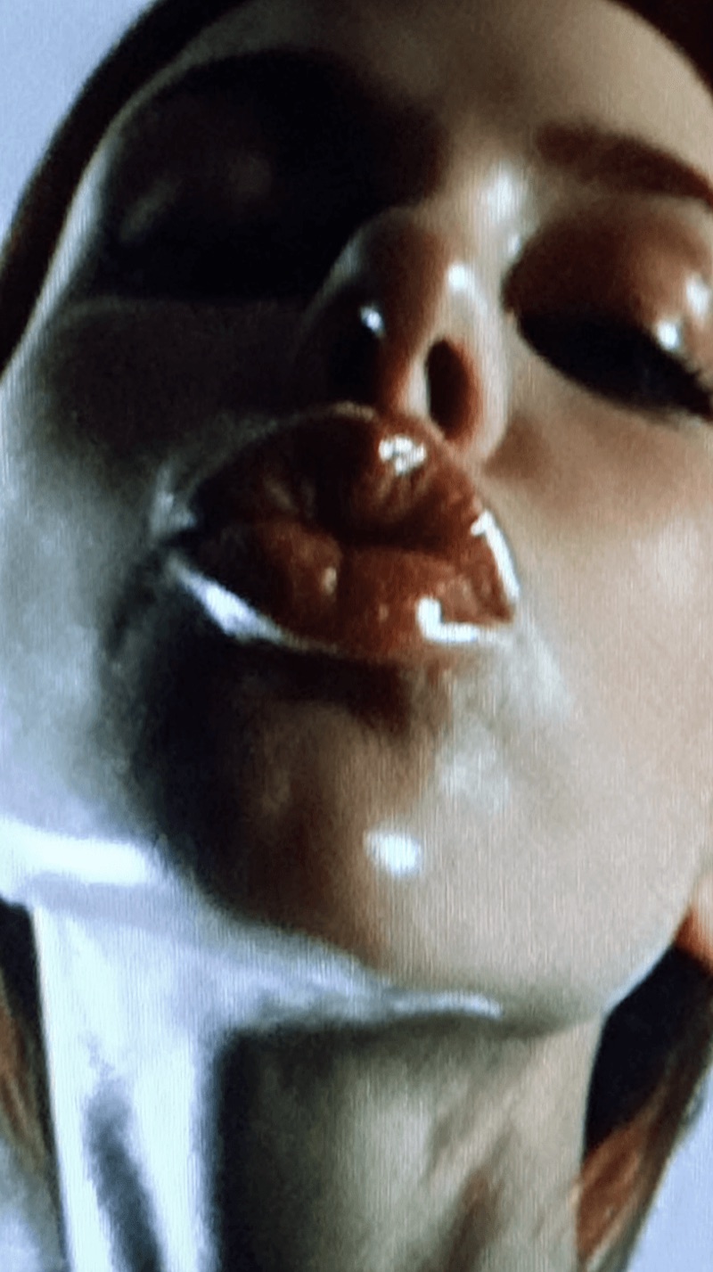 Lips in Motion · by Jamey Gannon · lip close-up, motion blur, film grain