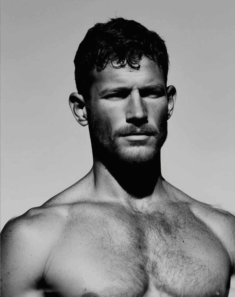 Contrast Portrait · by Jamey Gannon · male portrait, monochrome, hard light