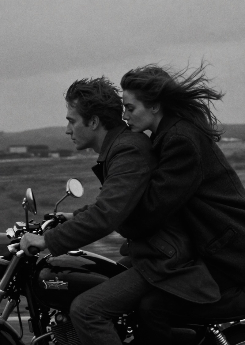 Passenger · by Hopper · black-and-white, motorcycle, motion blur