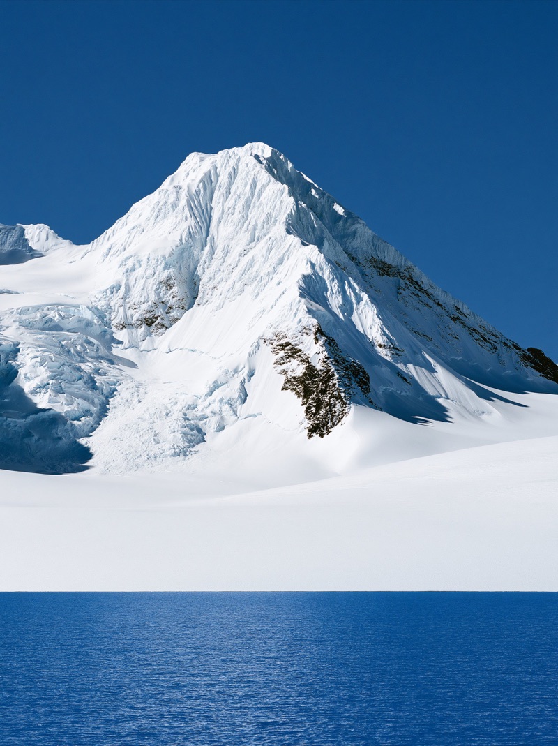 White Summit · by Max ✦ · snow mountain, blue sky, winter landscape