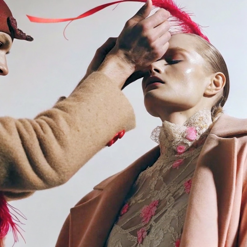 AI Stylist BTS · by Salma · AI stylist, fashion BTS, studio